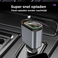 Uittrekbare Kabel Autolader