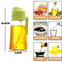 2-in-1 multifunctionele oliefles