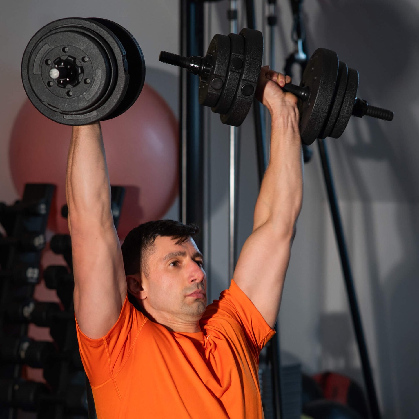 Dumbellset - 30 KG - Halter Verlengstuk - Verstelbaar - Complete Set - Thuis Sporten - Zwart