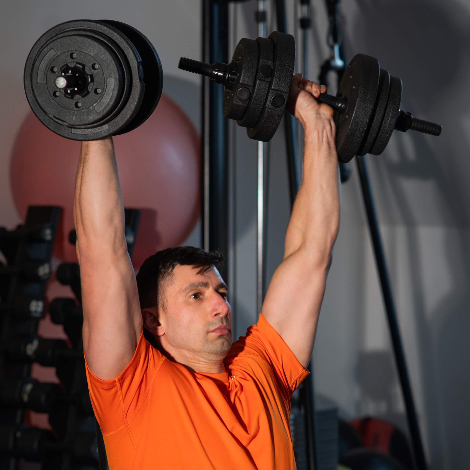 Dumbellset - 30 KG - Halter Verlengstuk - Verstelbaar - Complete Set - Thuis Sporten - Zwart