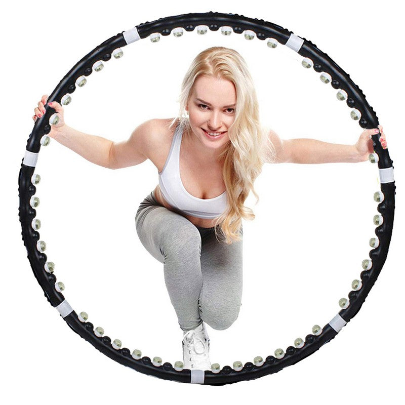Fitness Hoelahoep | 85 cm | Zwart/Wit