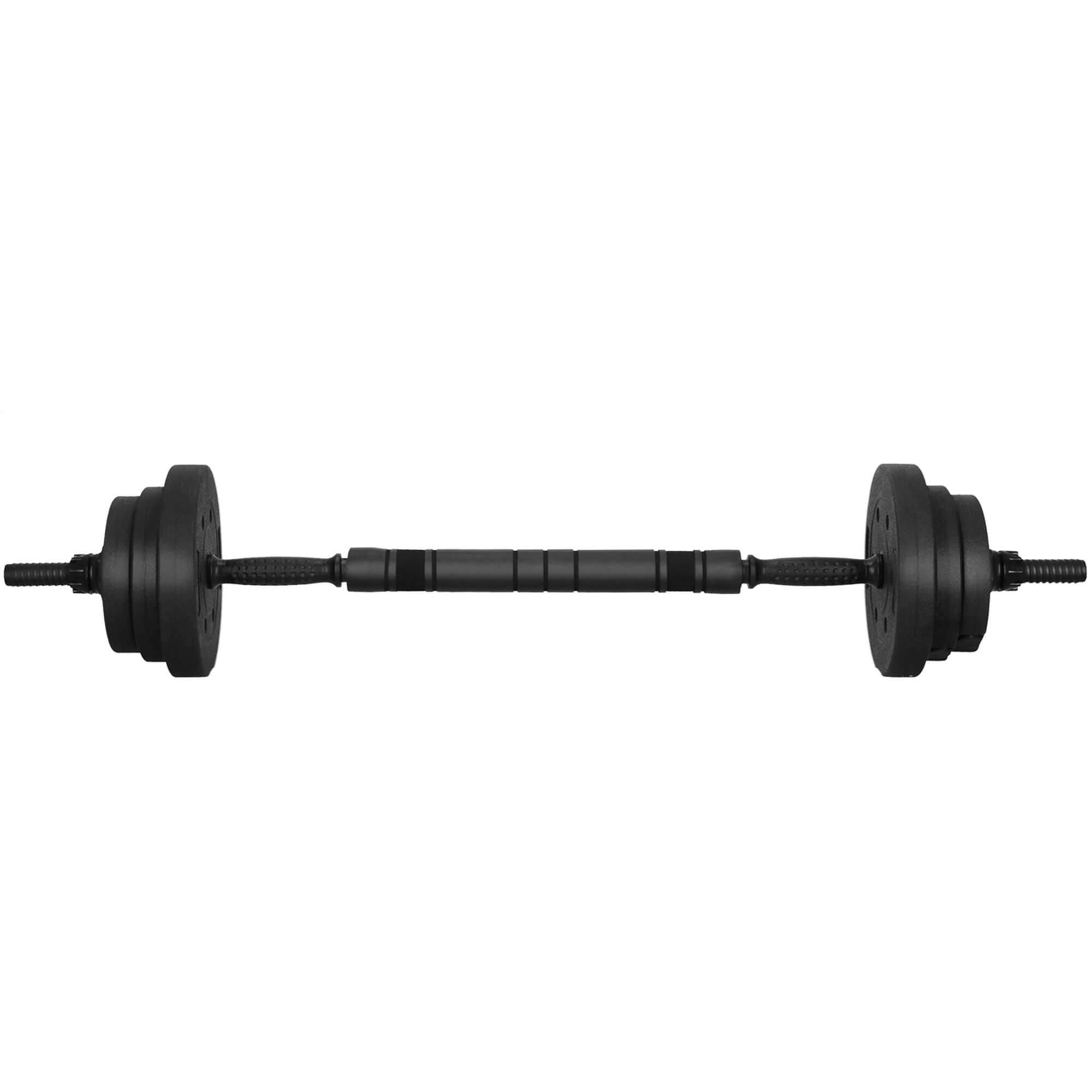 Dumbellset - 6 in 1 Springos Kettlebell Pro Set - 20 KG - Halter Verlengstuk - Verstelbaar - Complete Set - Thuis Sporten - Zwart