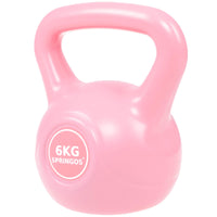 PVC Kettle Bell | Kettlebell | 6 kg | Roze