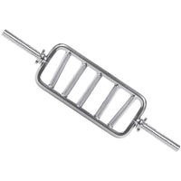 Korte Halterstang | Triceps Trainer | Chroomstaal | 87 cm | 7.6KG
