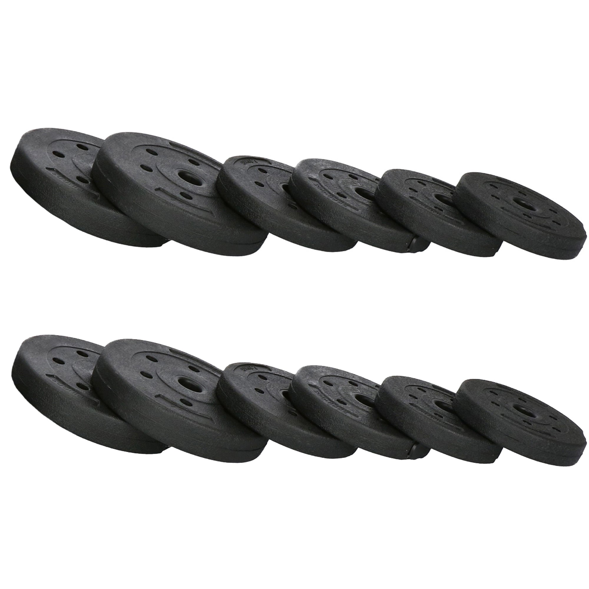 Dumbellset - 20 KG - Halter Verlengstuk - Verstelbaar - Complete Set - Thuis Sporten - Zwart