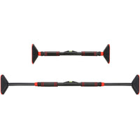 Pull Up Bar - Optrekstang - Metaal - Kunststof - Zwart - 64-100 CM - 150KG