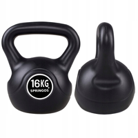 Kettlebell | Zwart | 16 kg