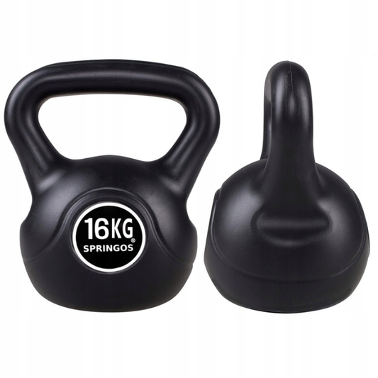Kettlebell | Zwart | 16 kg