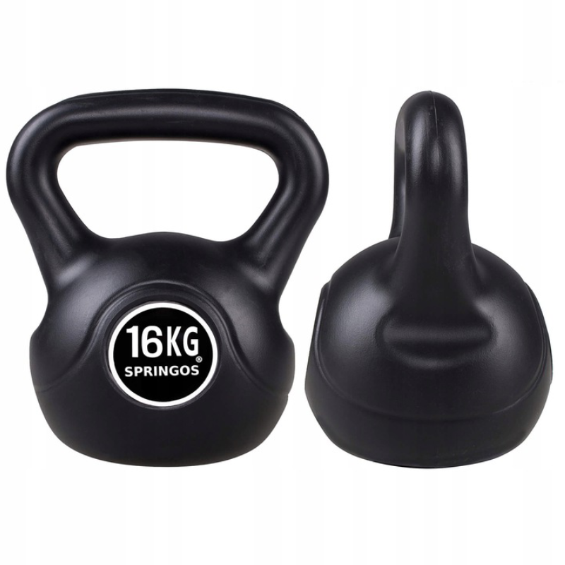 Kettlebell | Zwart | 16 kg