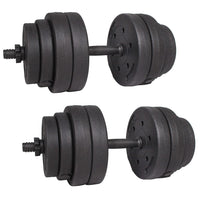 Dumbbell Set - 20 KG - Zwart