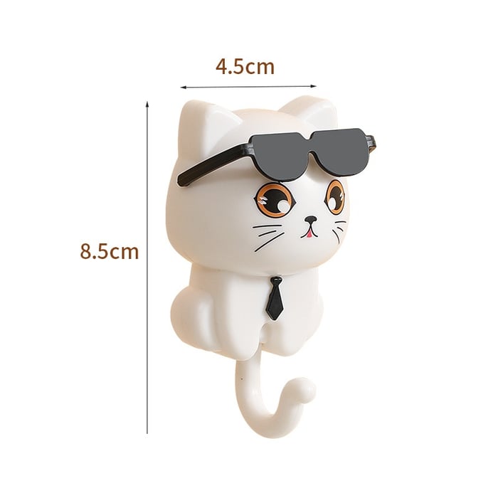 🕶️Cartoon Kat Sleutelhaak