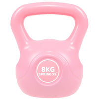 PVC Kettle Bell | Kettlebell | 8 kg | Roze