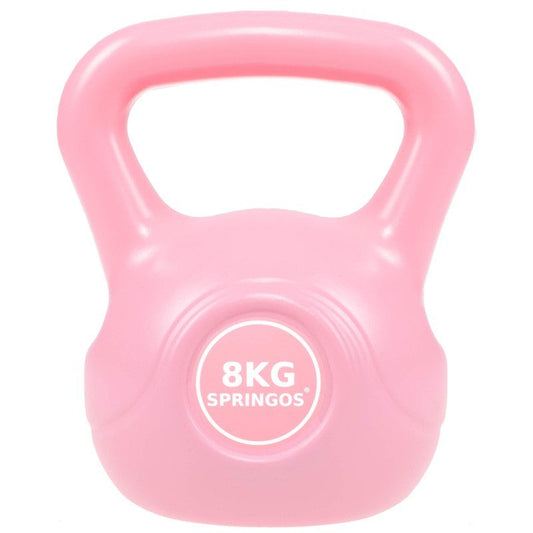 PVC Kettle Bell | Kettlebell | 8 kg | Roze
