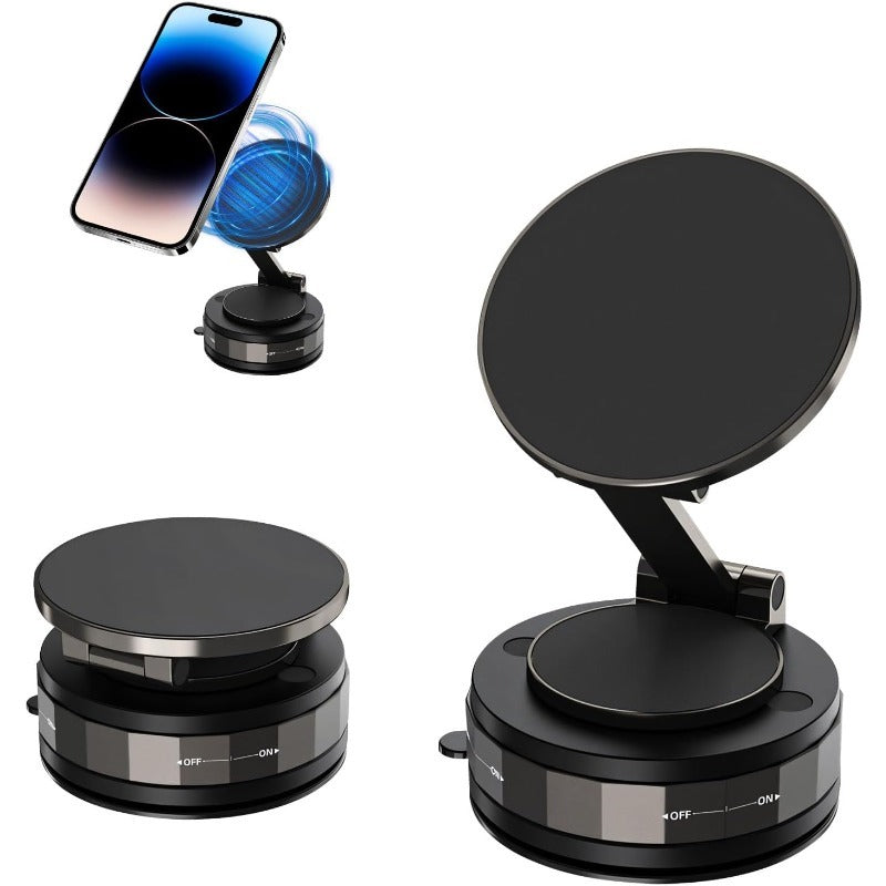 Magnetische zuignap - Opvouwbare 360° telefoonhouder met vacuümslot