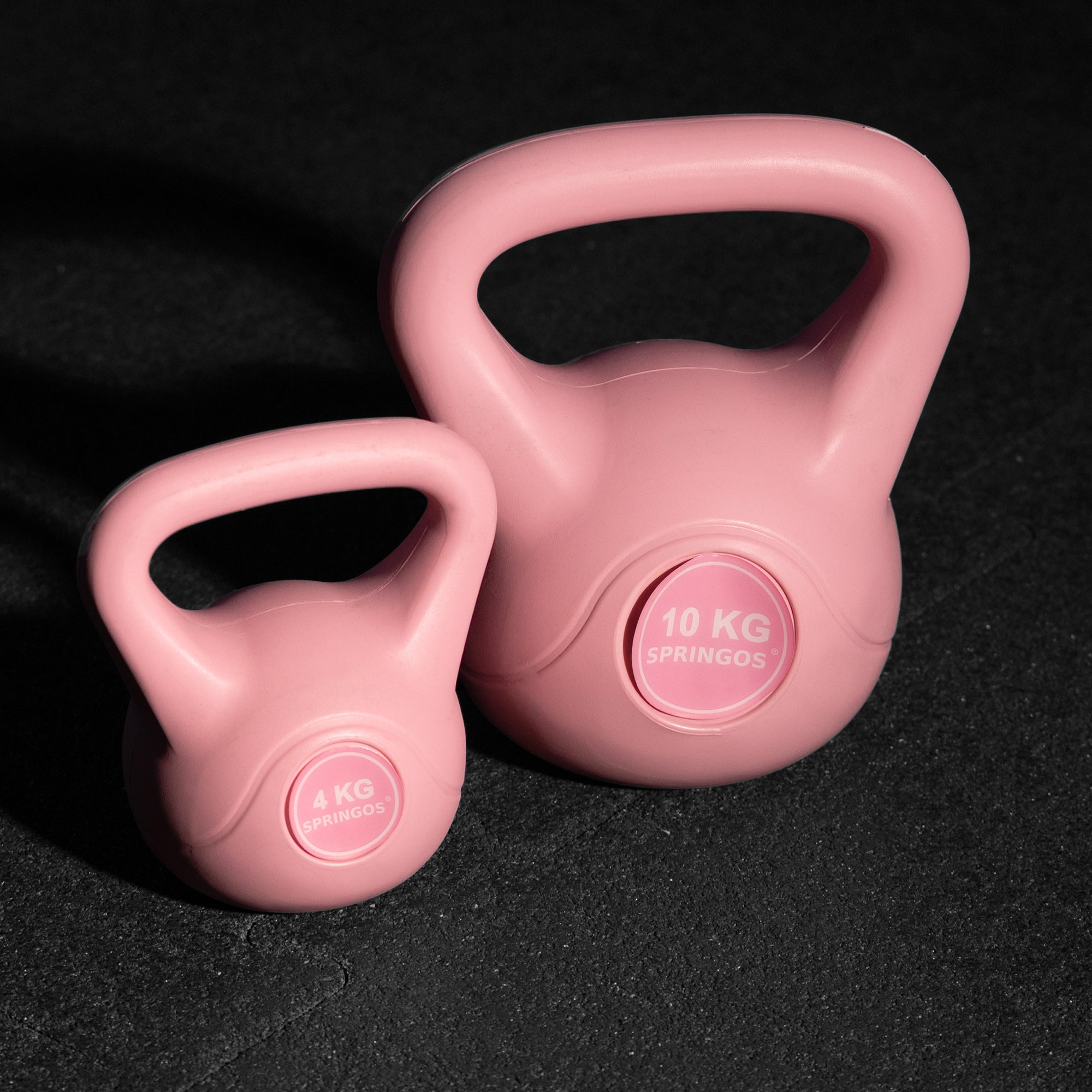 PVC Kettle Bell | Kettlebell | Roze | 10 kg