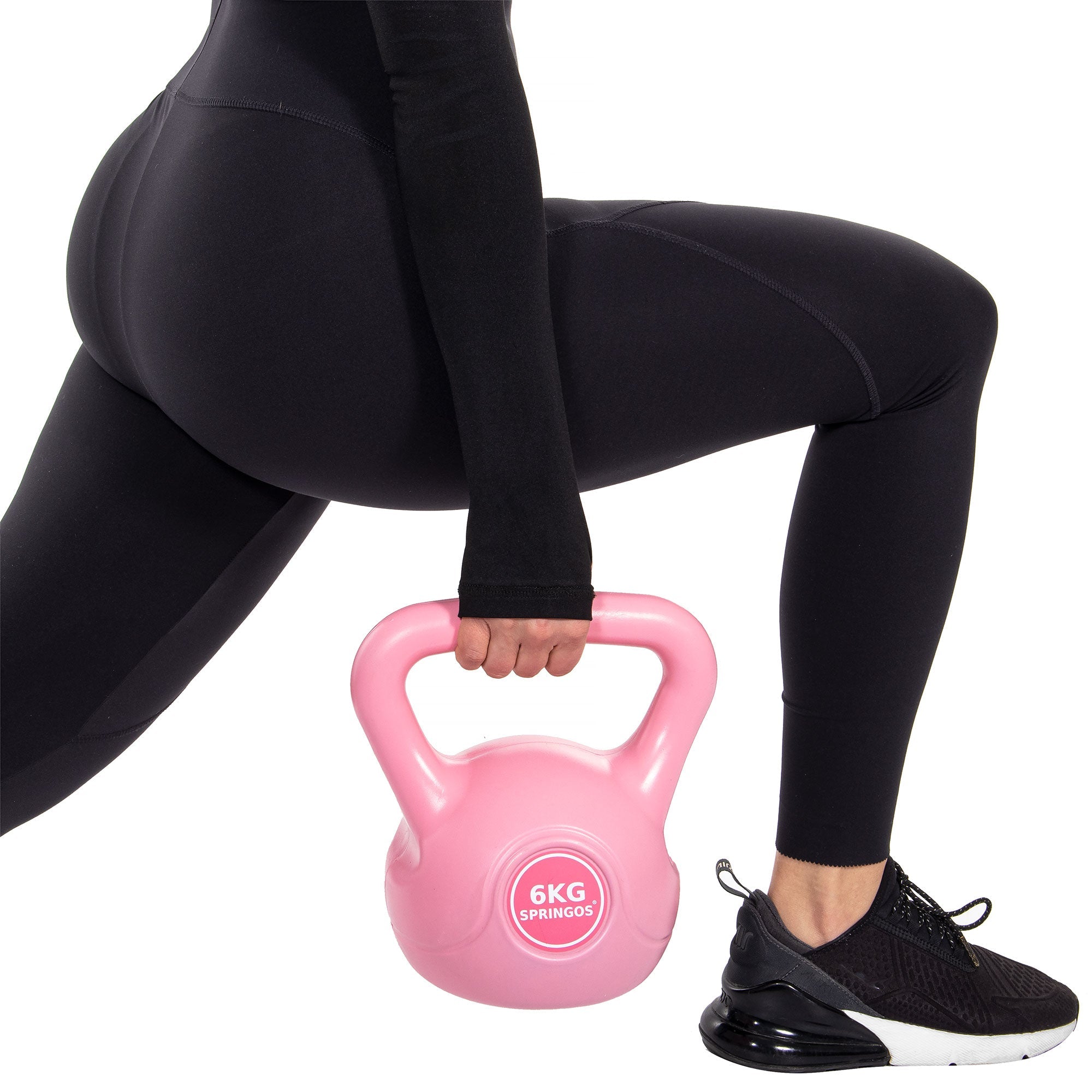PVC Kettle Bell | Kettlebell | 6 kg | Roze