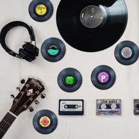 Retro Vinylplaat Drankonderzetters