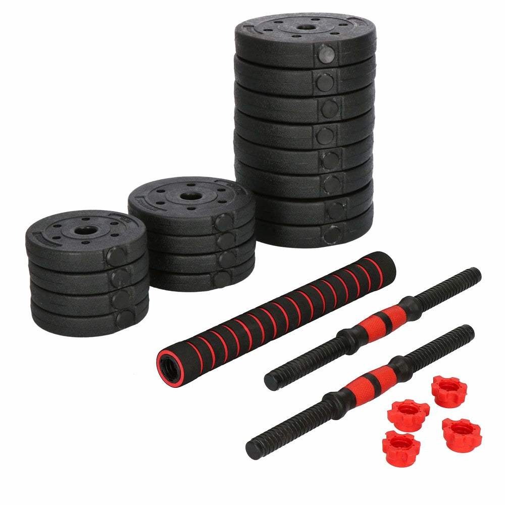 Dumbbell Set | 30 kg | Zwart/Rood