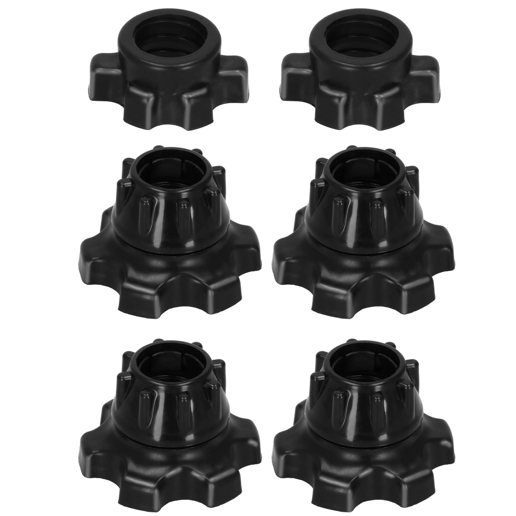 Dumbellset - 6 in 1 Kettlebell Pro Set - 30 KG - Halter Verlengstuk - Verstelbaar - Complete Set - Thuis Sporten - Zwart