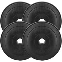 Halterschijven | 4 x 2.5 kg | Kunststof | Zwart