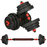 Dumbbell Set | 20 kg | Zwart/Rood