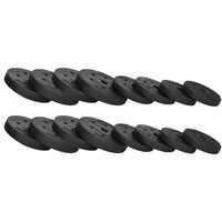 Dumbellset - 30 KG - Halter Verlengstuk - Verstelbaar - Complete Set - Thuis Sporten - Zwart