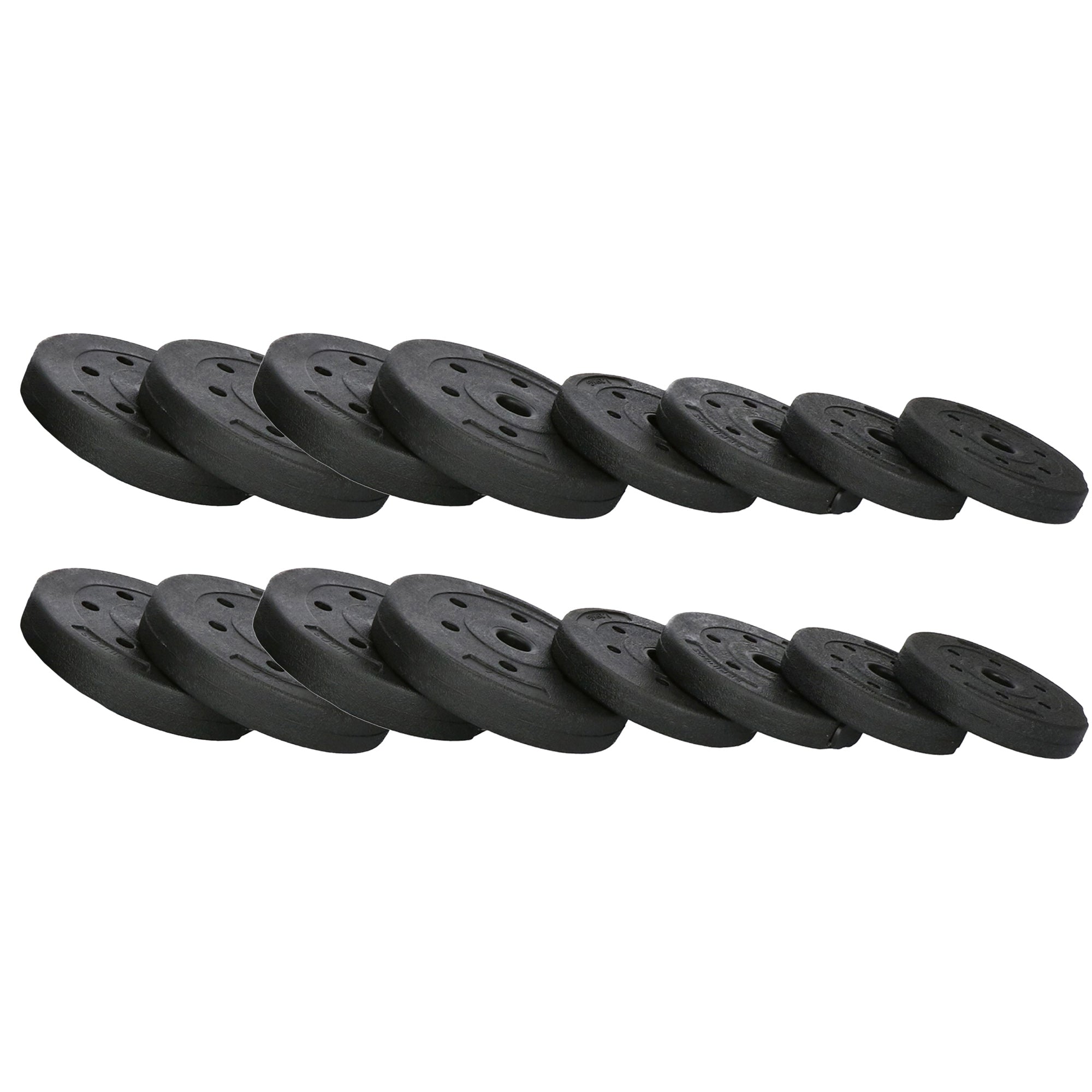 Dumbellset - 30 KG - Halter Verlengstuk - Verstelbaar - Complete Set - Thuis Sporten - Zwart