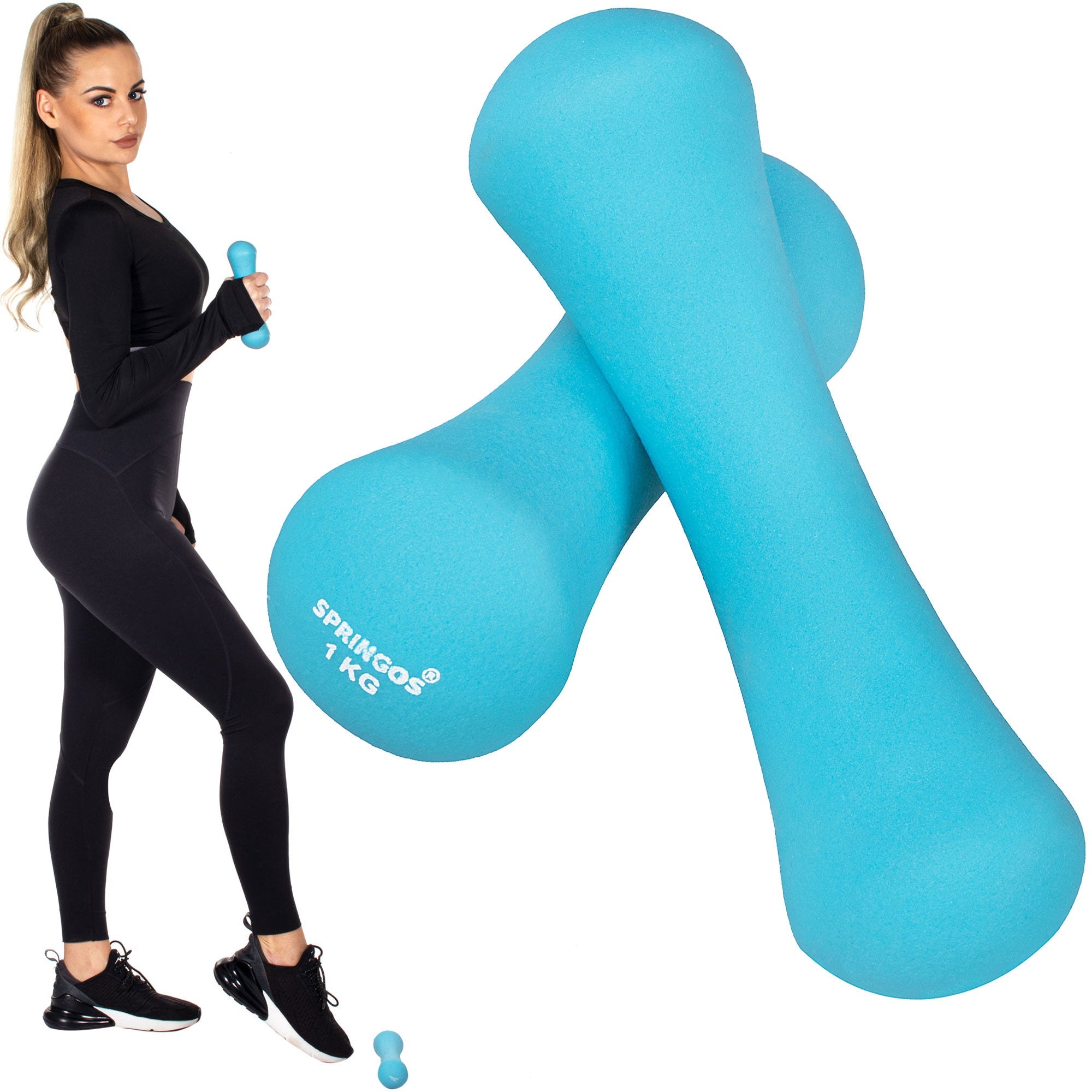Dumbbell Set - 2 KG - Blauw