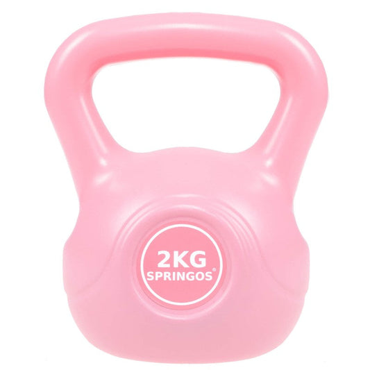 PVC Kettle Bell | Kettlebell | 2 kg | Roze