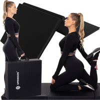 Fitnessmat | 3 Delig | 180 x 60 x 5.5 cm | Zwart