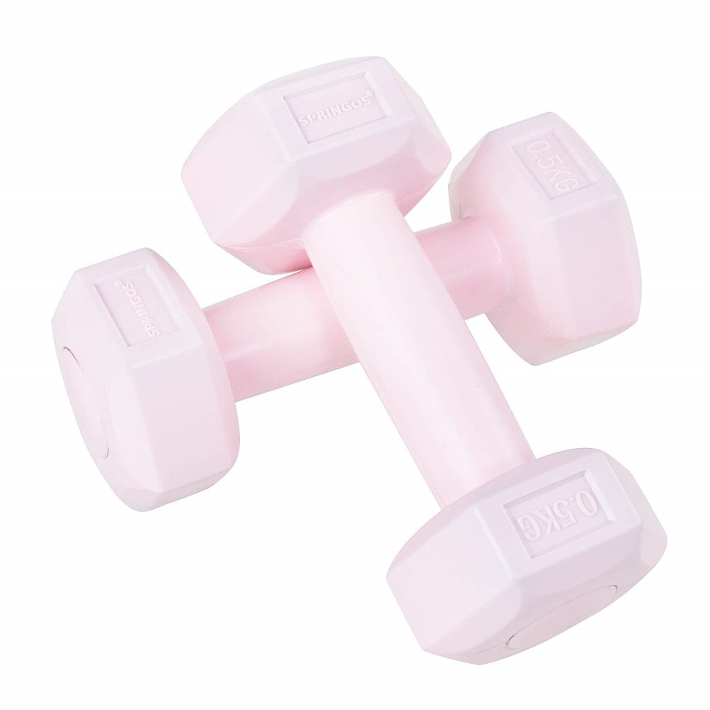 Dumbbell Set - 0.5 KG -  Roze - Oefengewichten