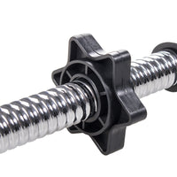 Korte Halterstang | Barbell | Chroomstaal | 45 cm | 0.8KG