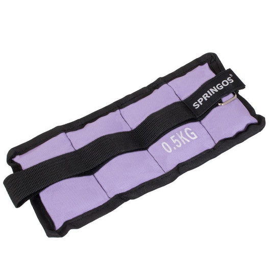 Pols- en enkelgewicht | 2 Stuks | 0.5 kg | Paars