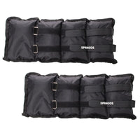 Pols- en enkelgewicht | 2 Stuks | 2,5 kg | Zwart