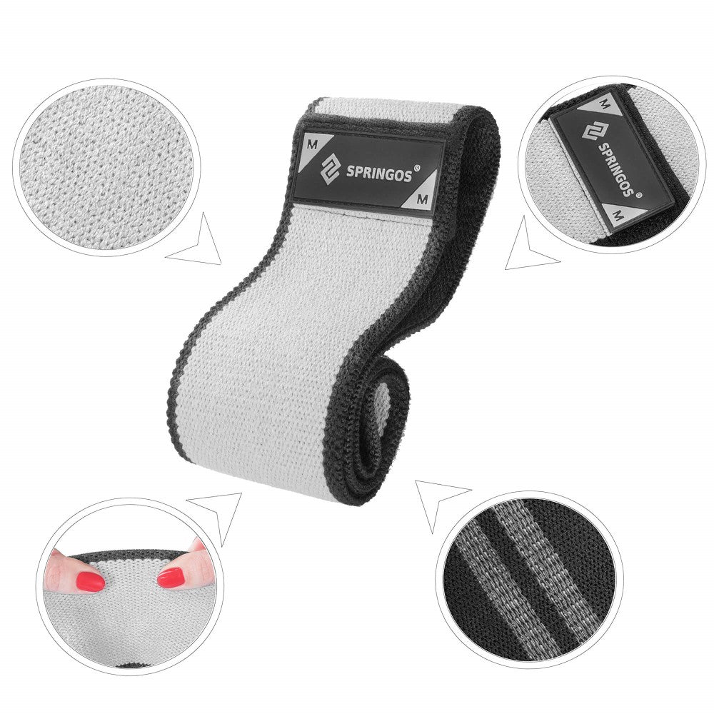 Weerstand Band | Weerstandselastieken | Weerstands Set | Fitness Elastiek | Grijs