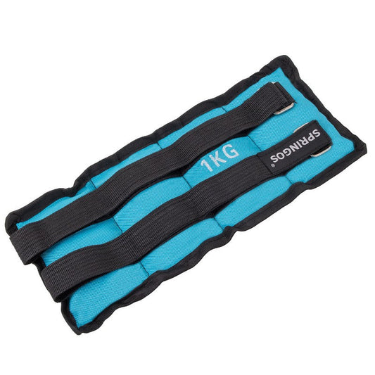 Pols- en enkelgewicht | 2 Stuks | 1 kg | Blauw