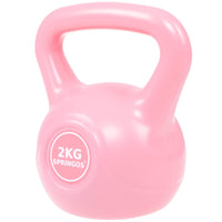 PVC Kettle Bell | Kettlebell | 2 kg | Roze