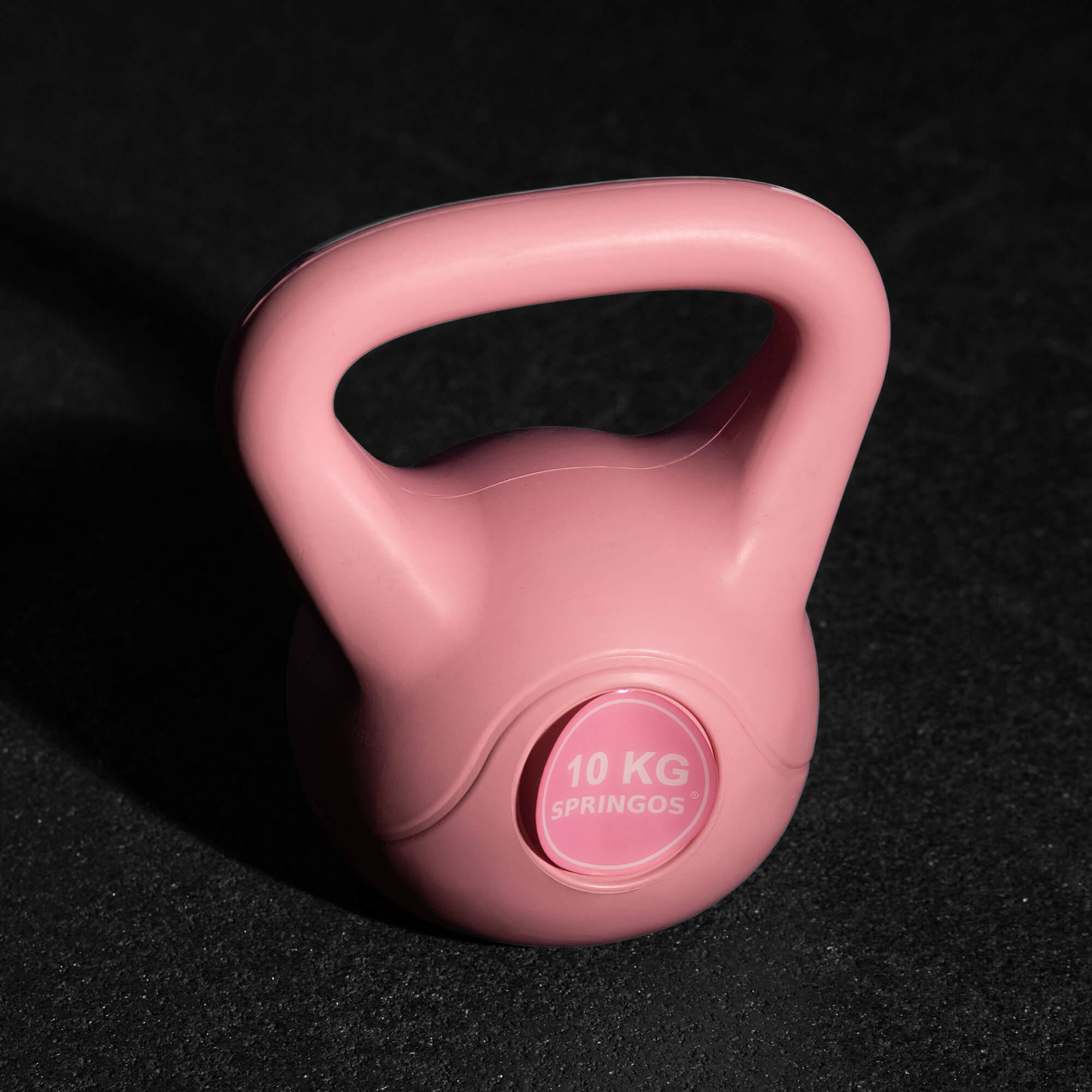 PVC Kettle Bell | Kettlebell | Roze | 10 kg