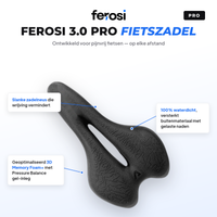 Ferosi CloudRide Comfortzadel — Pijnvrij op Elke Afstand