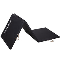 Fitnessmat | 3 Delig | 180 x 60 x 3 cm | Zwart
