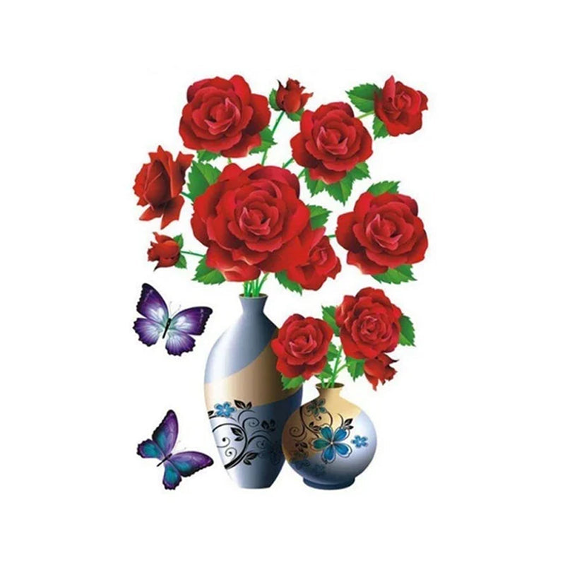 3D Plantenbak Muurstickers