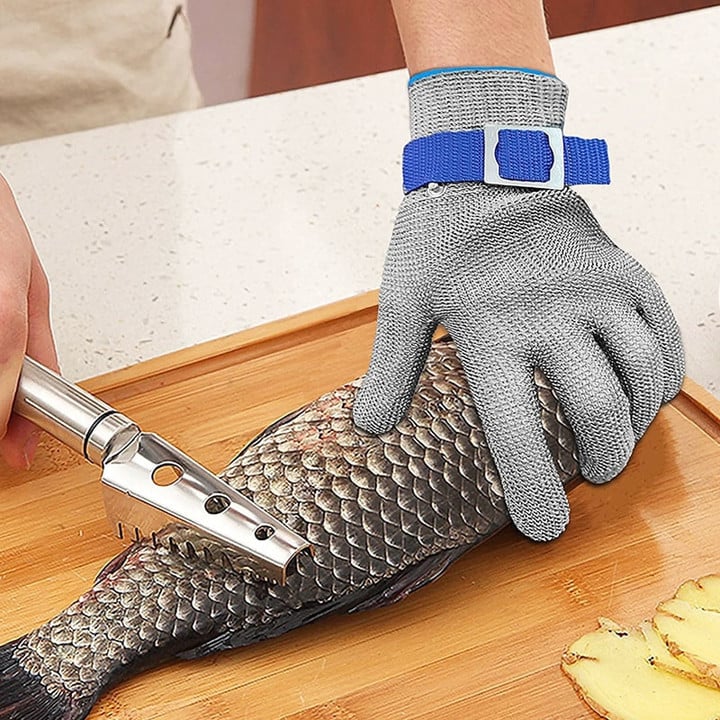 Metaalmesh Handschoenen van voedselveilig roestvrij staal