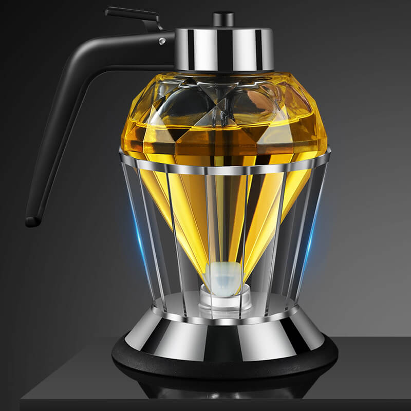 Glazen Oliedispenser Diamantvorm