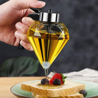 Glazen Oliedispenser Diamantvorm