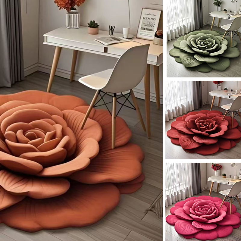 Bloemen Pluche Vloermat