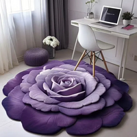 Bloemen Pluche Vloermat