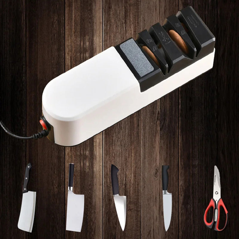 Professionele elektrische messenslijper – meerdere hoeken voor keuken- en outdoor messen